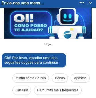 Chat de Apoio ao Cliente