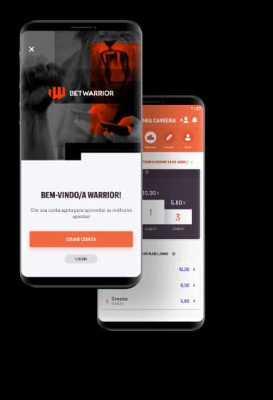 Aplicativo Betwarrior para Android