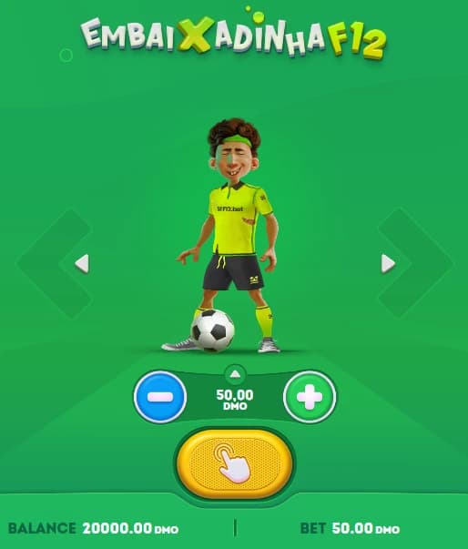 Captura de tela Embaixadinha F12 Avatar