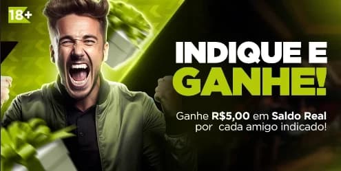 Print da promoção Indique e Ganhe da Bet7k