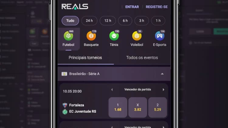 Mercado de apostas esportivas Realsbet