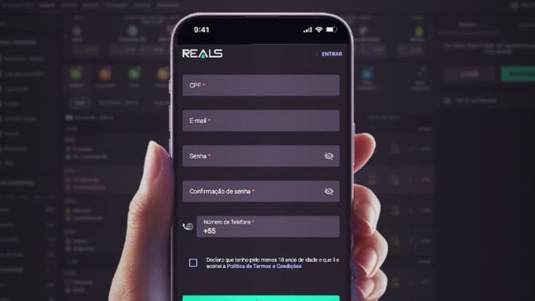 Passos necessários para Cadastrar na Realsbet
