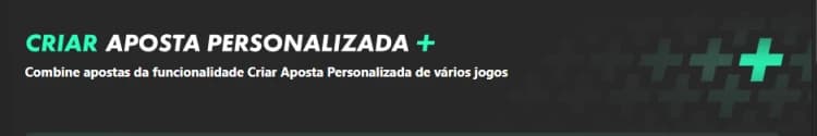 Captura de tela Criar aposta personalizada + na bet365