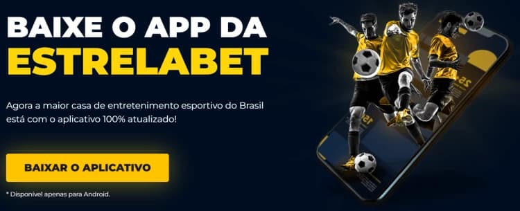 Captura de tela Banner de como Baixar o Aplicativo Android da Estrela Bet