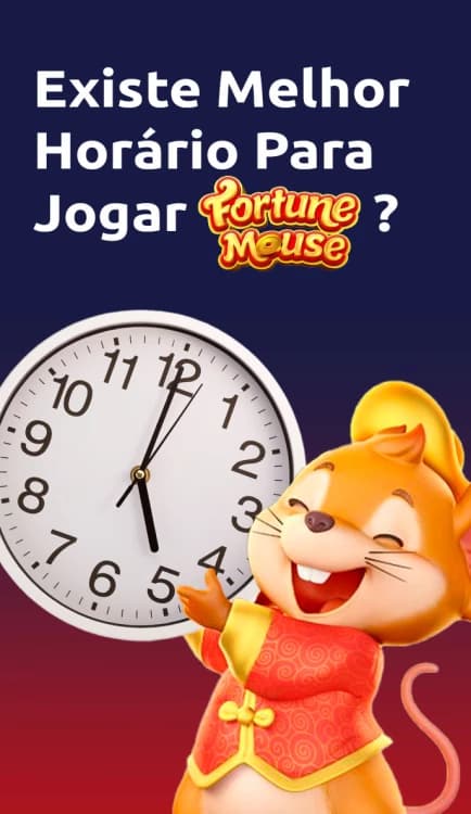 Imagem do jogo Fortune Mouse com o relógio e texto a questionar se existe melhor horário para jogar