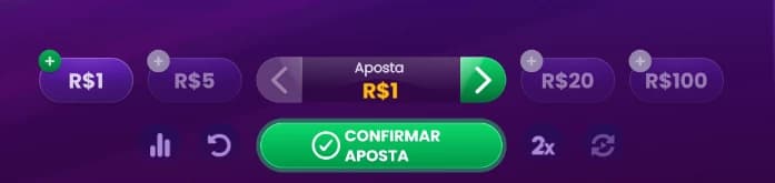 Captura de tela Definir aposta F12 Bet Spaceman