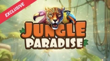 Logo da slot exclusiva da Betano Jungle Paradise