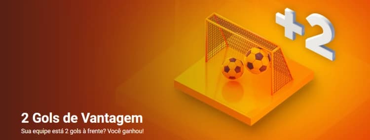 Captura de tela Pagamento antecipado na Betano em 2 gols de vantagem em apostas em futebol