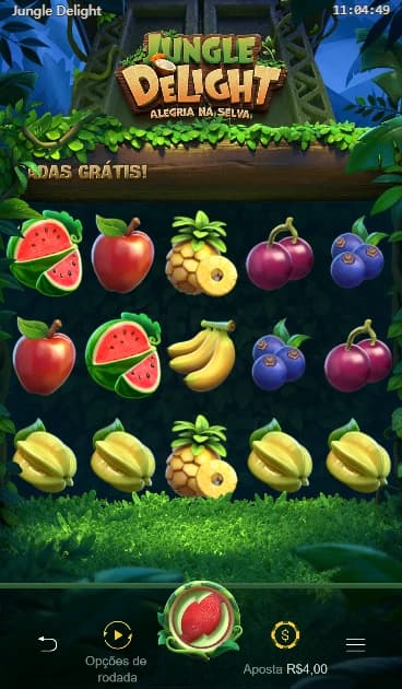 Tela de Jogo Jungle Delight