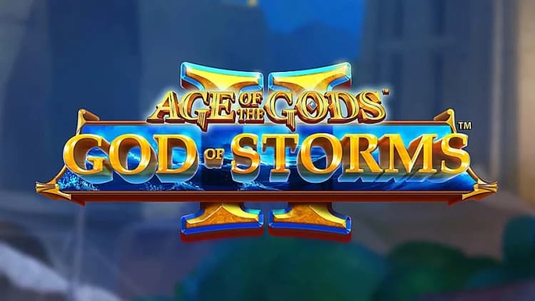 Logo do slot Age of the Gods - God of Storms Betano