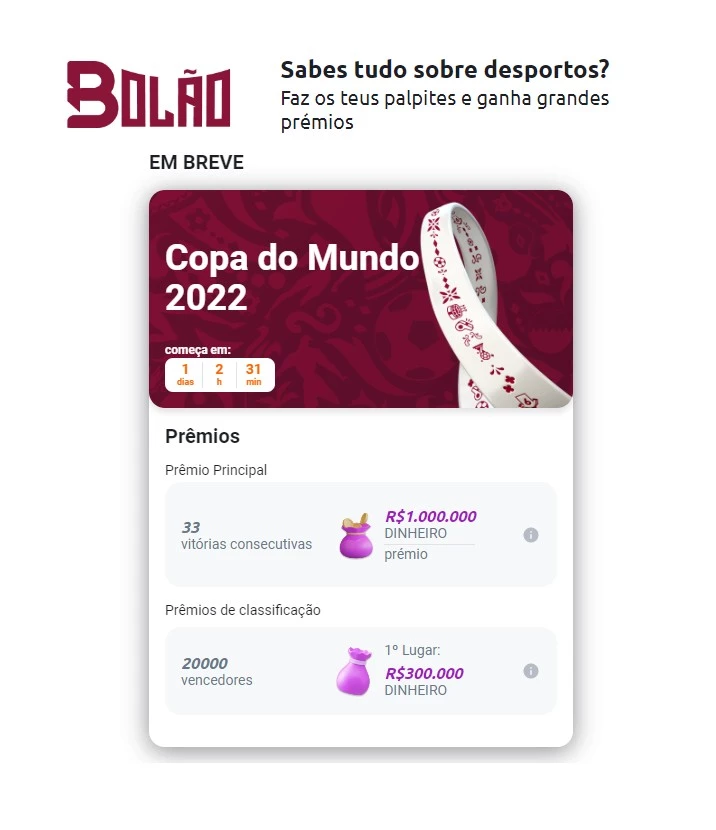 Bolão Betano Copa do Mundo 2022